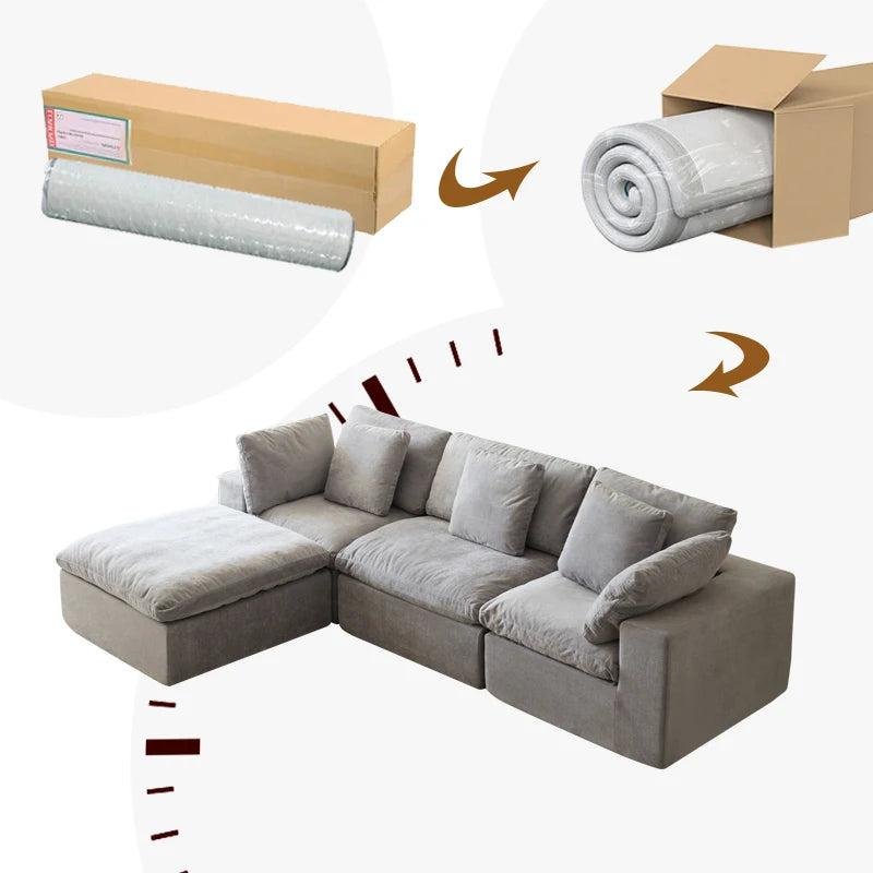 Compression Sofa 、Frameless couch